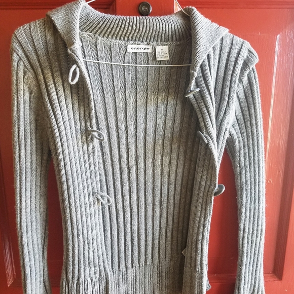 Gray cardigan sweater - Picture 1 of 4